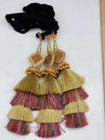 Indian Punjabi Pranda Mehndi Jagoo Mirror Bridal Patiala Paranda Hair Braid GG2