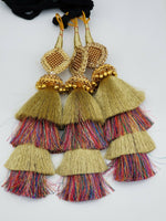 Indian Punjabi Pranda Mehndi Jagoo Mirror Bridal Patiala Paranda Hair Braid GG2