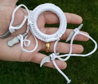 Sarbloh Dumala Kesh Hair Shashtar Kara SIKH Kaur Singh Khalsa Taksali White OO5