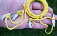 Sarbloh Dumala Kesh Hair Shashtar Kara SIKH Kaur Singh Khalsa Taksali Yellow OO2