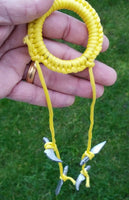 Sarbloh Dumala Kesh Hair Shashtar Kara SIKH Kaur Singh Khalsa Taksali Yellow OO2