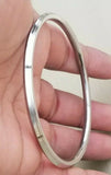 Stunning Stainless Steel 5 Lines Thin Sikh Singh kaur Kara Kada Khalsa Bangle Q2