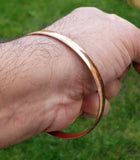 Stunning 100% Pure Copper Punjabi Hindu Sikh Singh Khalsa Smooth Healing Kara Q3