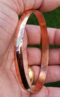 Stunning 100% Pure Copper Punjabi Hindu Sikh Singh Khalsa Smooth Healing Kara Q3