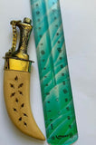 Sikh Siri Sahib Brass Handle Hand Made Wooden Sheath Ceremonial Singh Kaur MK7