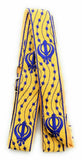 Sikh Singh Kaur Khalsa Adjustable Gatra Belt for Siri Sahib or Kirpan Yellow SS4