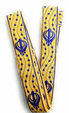 Sikh Singh Kaur Khalsa Adjustable Gatra Belt for Siri Sahib or Kirpan Yellow SS4