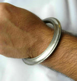 Singh Khalsa Heavy Smooth Sarbloh Steel Mool Mantar Chakri Kara Sikh Kada G14