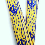 Sikh Singh Kaur Khalsa Adjustable Gatra Belt for Siri Sahib or Kirpan Yellow SS4