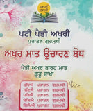 Learn Old Punjabi Gurmukhi Painti Alphabets with English Pronunciation Book B69