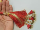 Indian Punjabi Pranda Mehndi Jagoo Charms Bridal Patiala Paranda Hair Braid A45