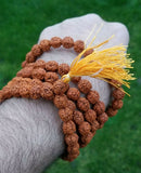 Hindu Authentic Rudraksha Yogic beads Meditation Praying Beads Sikh Simran Mala