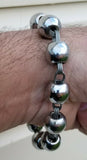Big Praying Beads Solid Steel Meditation Simarna Sikh Singh Kaur Bracelet AA3