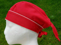 Sikh Punjabi Jean patka pathka turban bandana Head Wrap Red Colour Singh XA