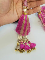 Indian Punjabi Pranda Mehndi Jagoo Charms Bridal Patiala Paranda Hair Braid A42