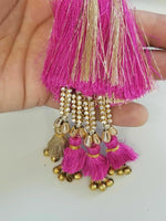 Indian Punjabi Pranda Mehndi Jagoo Charms Bridal Patiala Paranda Hair Braid A42