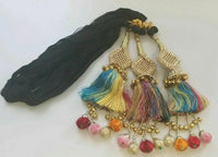Indian Punjabi Pranda Mehndi Jagoo Charms Bridal Patiala Paranda Hair Braid A23