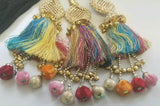 Indian Punjabi Pranda Mehndi Jagoo Charms Bridal Patiala Paranda Hair Braid A23