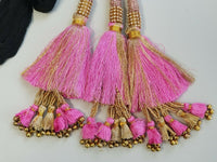 Indian Punjabi Pranda Mehndi Jagoo Charms Bridal Patiala Paranda Hair Braid A44