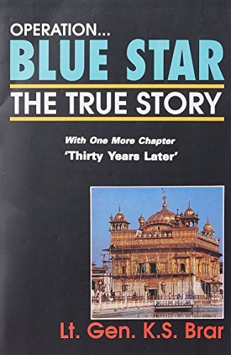 Operation Blue Star: The True Story by K.S. Brar (2000-02-08) [Paperback] K.S. Brar