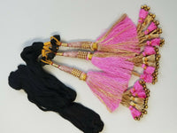 Indian Punjabi Pranda Mehndi Jagoo Charms Bridal Patiala Paranda Hair Braid A44