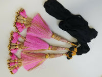 Indian Punjabi Pranda Mehndi Jagoo Charms Bridal Patiala Paranda Hair Braid A44