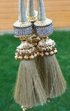 Indian Punjabi Pranda Mehndi Jagoo Mirror Bridal Patiala Paranda Hair Braid GG6