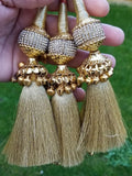 Indian Punjabi Pranda Mehndi Jagoo Mirror Bridal Patiala Paranda Hair Braid GG6