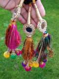 Indian Punjabi Pranda Mehndi Jagoo Mirror Bridal Patiala Paranda Hair Braid GG9