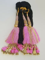 Indian Punjabi Pranda Mehndi Jagoo Charms Bridal Patiala Paranda Hair Braid A44