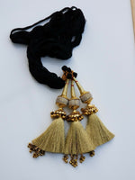 Indian Punjabi Pranda Mehndi Jagoo Mirror Bridal Patiala Paranda Hair Braid GG6