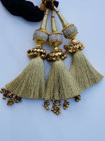Indian Punjabi Pranda Mehndi Jagoo Mirror Bridal Patiala Paranda Hair Braid GG6