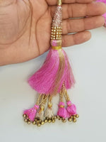 Indian Punjabi Pranda Mehndi Jagoo Charms Bridal Patiala Paranda Hair Braid A44