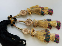 Indian Punjabi Pranda Mhendi Jagoo Charms Bridal Patiala Paranda Hair Braid A27