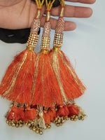 Indian Punjabi Pranda Mehndi Jagoo Charms Bridal Patiala Paranda Hair Braid A43