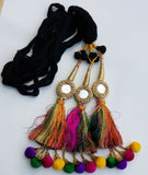 Indian Punjabi Pranda Mehndi Jagoo Mirror Bridal Patiala Paranda Hair Braid GG9