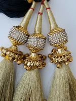 Indian Punjabi Pranda Mehndi Jagoo Mirror Bridal Patiala Paranda Hair Braid GG6