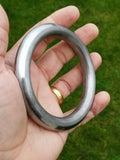 Sarbloh Pure Iron Sikh Singh Kaur Round Kada Khalsa 5Ks Kakar Kara Bangle H15