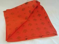 Sikh Punjabi Singh Kaur Orange Khalsa Khandas bandana Head Wrap Gear Rumal ZA2