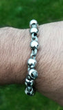 Solid Steel Praying Beads Meditation Talisman Sikh Singh Kaur Simarna Bracelet A