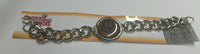 Stunning Steel Singh Khalsa Sikh Khanda Chain Bracelet  Lovely Punjabi design D