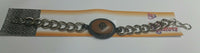 Stunning Steel Singh Khalsa Sikh Khanda Chain Bracelet  Lovely Punjabi design B