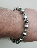 Solid Steel Praying Beads Meditation Talisman Sikh Singh Kaur Simarna Bracelet A