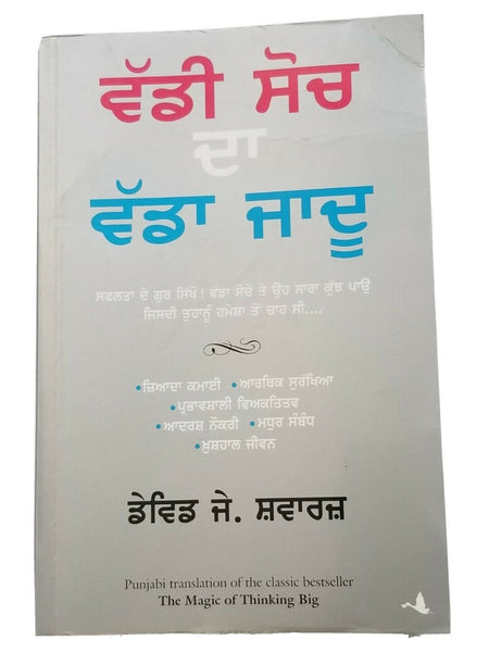 The Magic of Thinking Big Motivational Book David J Schwartz Punjabi reading