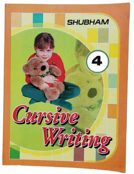 Learn English Cursive writing formation of words and Sentences Practice Book A4