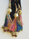 Indian Punjabi Pranda Mehndi Jagoo Mirror Bridal Patiala Paranda Hair Braid A39