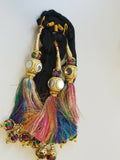 Indian Punjabi Pranda Mehndi Jagoo Mirror Bridal Patiala Paranda Hair Braid A39