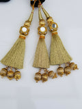 Indian punjabi pranda mehndi jagoo mirror bridal patiala paranda hair braid gg4
