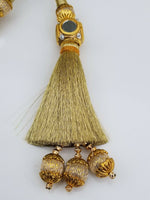 Indian punjabi pranda mehndi jagoo mirror bridal patiala paranda hair braid gg4
