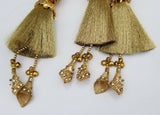 Indian punjabi pranda mehndi jagoo mirror bridal patiala paranda hair braid gg3